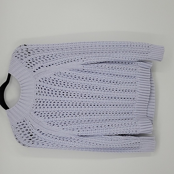 J. Crew Womens Wide Neck Summer Beach Sweater With Pointelle Stitch Size S - Picture 4 of 12